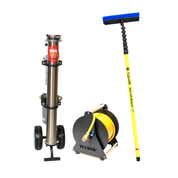 TUCKER® WATER FED POLE SOLAR PANEL CLEANING KIT W/RIVAL
